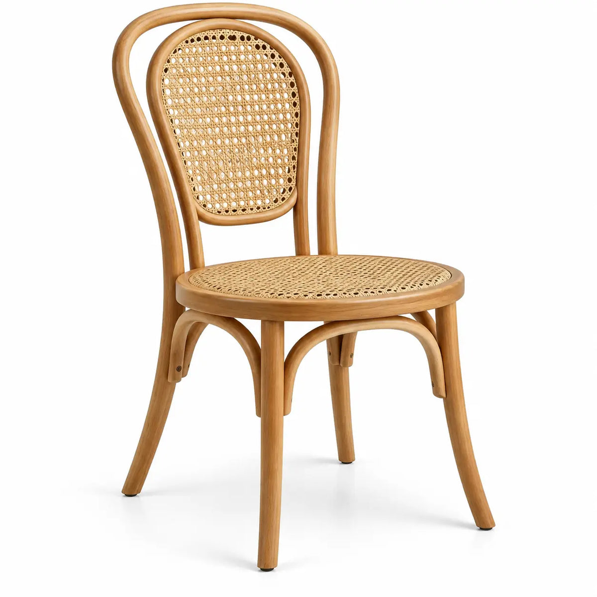 Marrón silla de comedor con respaldo de entramado de madera, elegante y moderna, ideal para espacios de comedor sofisticados.